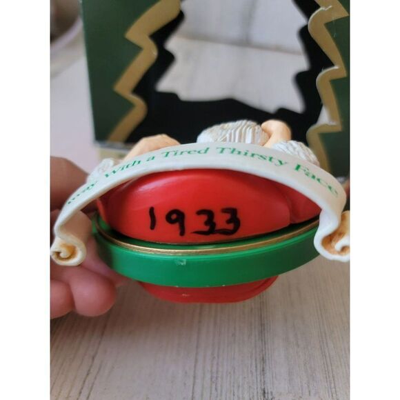 Coca-Cola trim a tree 1933 Away With A Tired Thirsty Face ornament Xmas - Picture 4 of 7